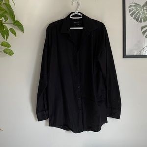 black long men’s button down